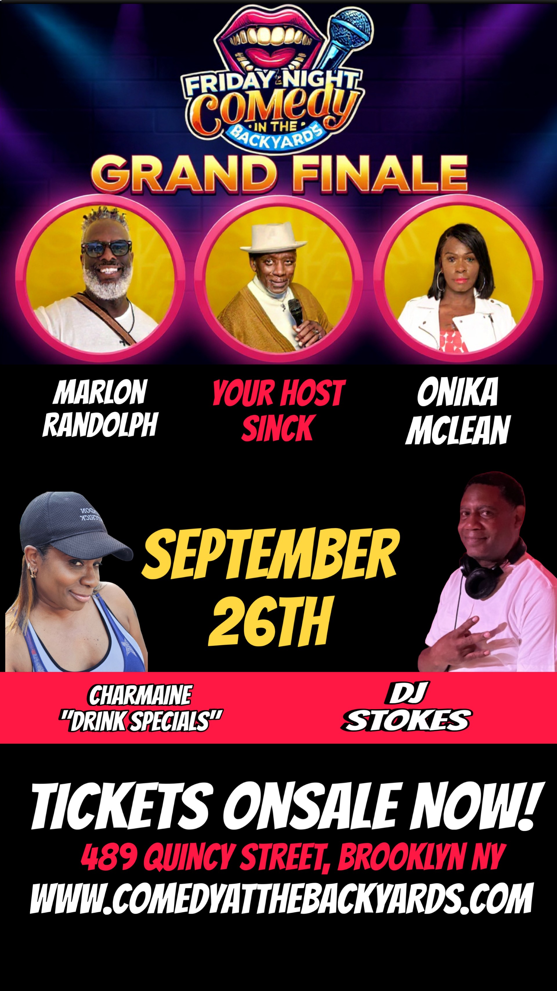 Grand Finale - September 26th featuring all-star lineup